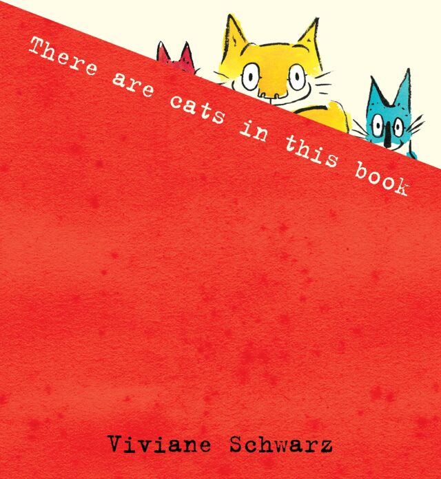 Illustrated book cover for 'There Are Cats In This Book'