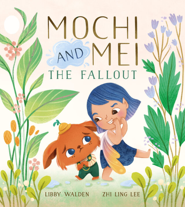 Mock book cover called 'Mochi and Me'